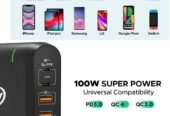 USB C Charger Keypower 100W 5-Port Power Delivery Quick Charger Station