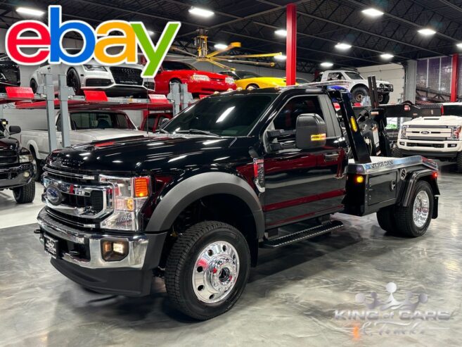 2022 FORD F450 XLT 7.3L V8 GAS WRECKER 4K MILES LIKE NEW! READY TO WORK!