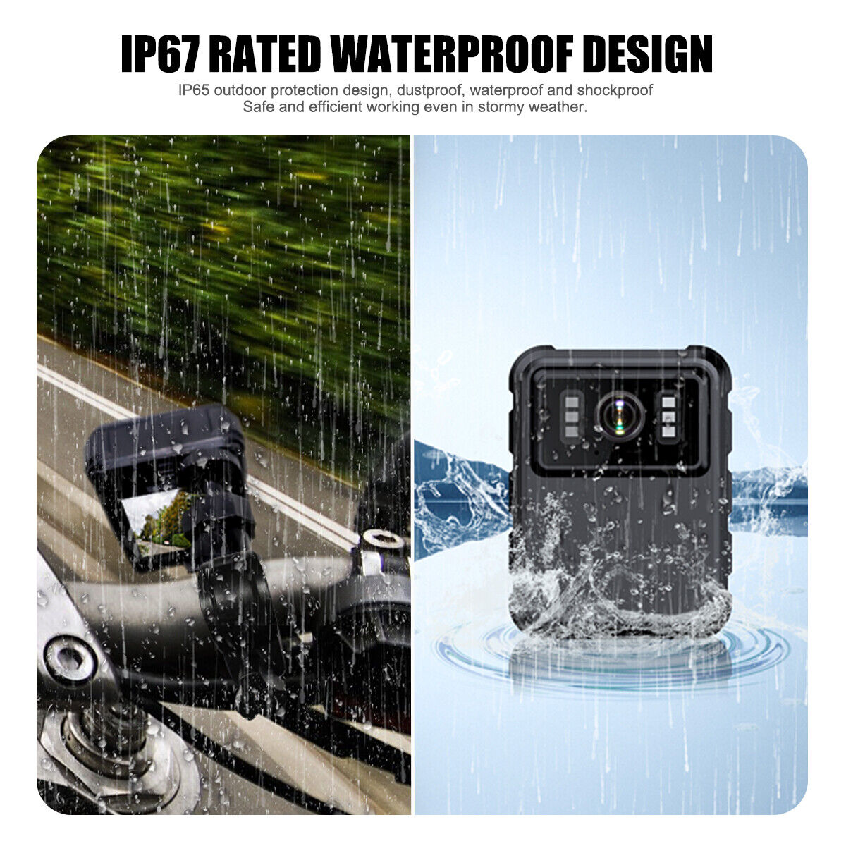 4K 1080P Audio Video DVR IR Night Cam WIFI HD Camcorder Mini Police Body Camera