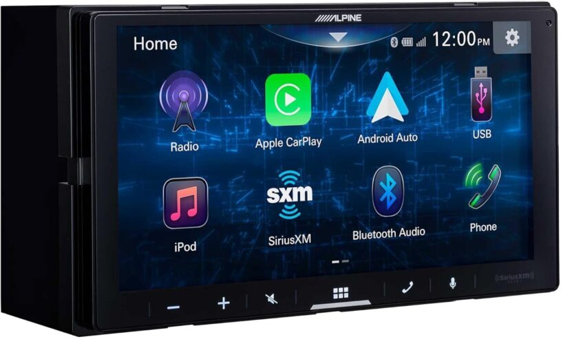 Alpine iLX-W670 2-DIN Car Stereo: 7″ Apple CarPlay/Android Auto/SXM/BT Receiver