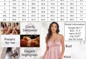 Avidlove Women Sexy Sleepwear Satin Nightgown Silky Chemise Soft Cami Slip Dress Champagne Pink XXL