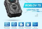 BOBLOV 1296P police Body Camera with Audio Recorder Law Enforcement + back Clips
