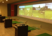 Commercial 3D Golf Simulator Single Screen High-Precision IR Sensors SEE VIDEO, $41,500.00