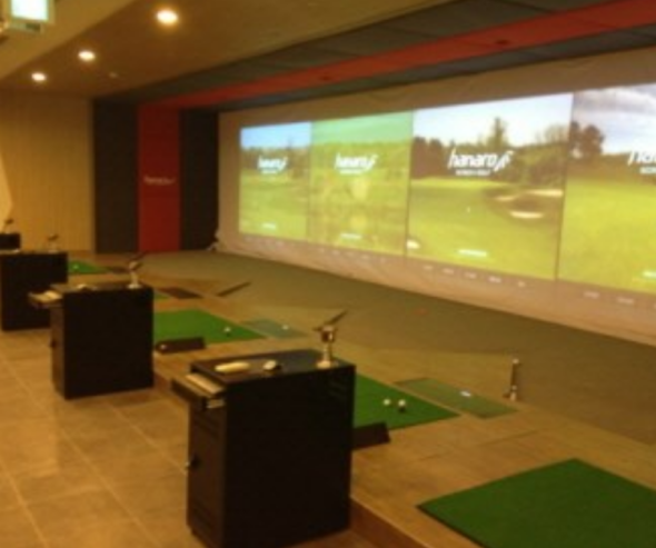 Commercial 3D Golf Simulator Single Screen High-Precision IR Sensors SEE VIDEO, $41,500.00