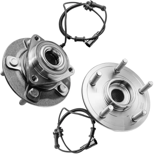 Detroit Axle – 2 Front Wheel Bearing and Hubs for 2012-2018 Dodge Ram 1500, Replacement 2013 2024 2015 2016 2017 Ram 1500 (Excluding Tradesman HD) Wheel Bearing Hubs Assembly Set