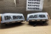 FIT 03-06 Chevy Avalanche Silverado Halogen LED Bar DRL CHROME Headlight #H513