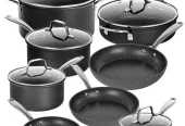 Granite Stone Pro Hard Anodized Pots and Pans Set Premium Nonstick Cookware Set Oven Dishwasher Safe 13Pcs