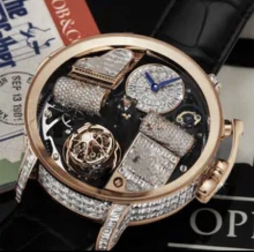 High grade Jacob Mohsen diamond mechanical watch