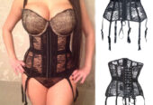 Hover to zoom Have one to sell? Sell now Women Plus size Lingerie Waist Training Underbust Corset Lace up Bustier Garter