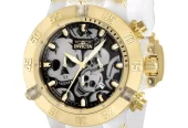 Invicta 37328 Men’s Subaqua White and Black Dial Strap Watch