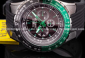 Invicta AVIATOR MULTI FUNCTION Black Green Dial NAUTICAL COMBAT Watch