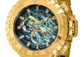 Invicta Sea Hunter Men’s Watch, 39327 Mother of Pearl & Oyster Dial with gift