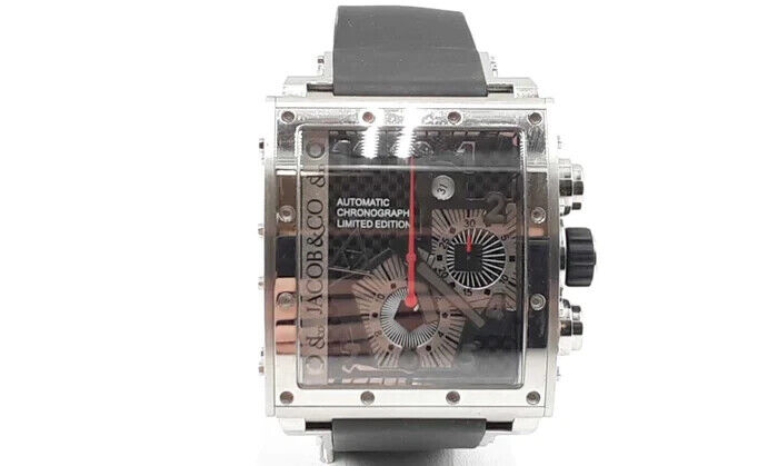 Jacob & Co. Epic I V.2 45mm Chronograph Carbon Fiber Watch Nwwxzxdu 144030003691