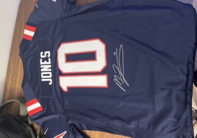 Mac-Jones-Autographed-New-England-Patriots-Blue-Nike-NFL-Jersey-COA-cipads-freeads