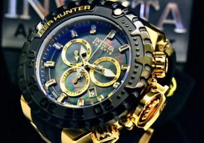 New-Invicta-57mm-Reserve-Sea-Hunter-Swiss-Movt-Black-Mother-of-Pearl-Watch-cipads-freeads