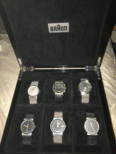 One of a kind (made in Germany) Braun watches