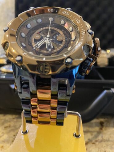 Rare Invicta 34791 Venom 52mm Ronda Flame Fusion Watch