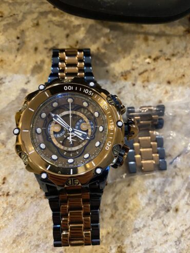 Rare Invicta 34791 Venom 52mm Ronda Flame Fusion Watch