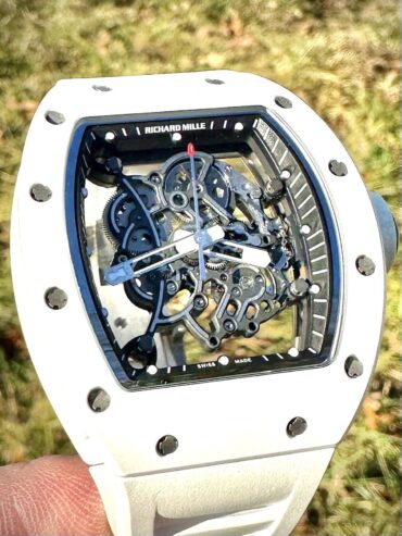 Richard Mille Bubba Watson White Ceramic RM055 – MINT Condition