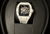 Richard Mille Bubba Watson White Ceramic RM055 – MINT Condition