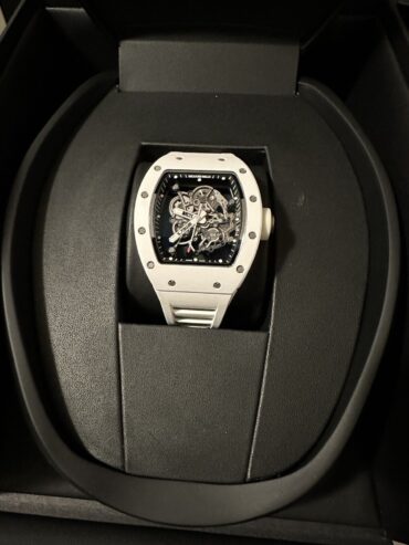 Richard Mille Bubba Watson White Ceramic RM055 – MINT Condition