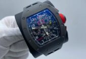 Richard Mille “MINT” Chronograph RM011-FM Tantalyte 50mm Openworked Dial