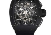 Richard Mille RM 011 Black Phantom PVD Ceramic Carbon Rubber Watch