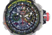 Richard Mille RM 39-01 Aviation Flyback Chronograph Titanium Watch B/P RM39-01