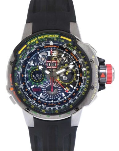 Richard Mille RM 39-01 Aviation Flyback Chronograph Titanium Watch B/P RM39-01