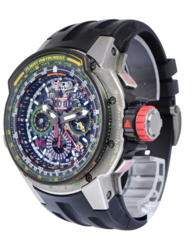 Richard Mille RM 39-01 Aviation Flyback Chronograph Titanium Watch B/P RM39-01