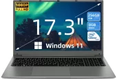 SGIN 17in 8GB DDR4 256GB SSD Windows 11 Laptop IPS 1920 x 1080 FHD 8-Core Intel Celeron, Mini HDMI