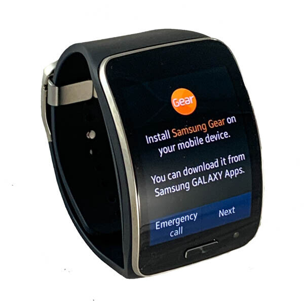 Samsung Galaxy Gear S Sm R A Curved Super Amoled Smart Watch Black Classified Ads