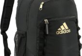 ADIDAS EXCEL 6 19″ LARGE Backpack School 15″ Laptop Bag BLACK GOLD $60 NWT