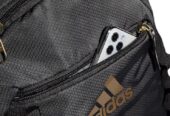 ADIDAS EXCEL 6 19″ LARGE Backpack School 15″ Laptop Bag BLACK GOLD $60 NWT