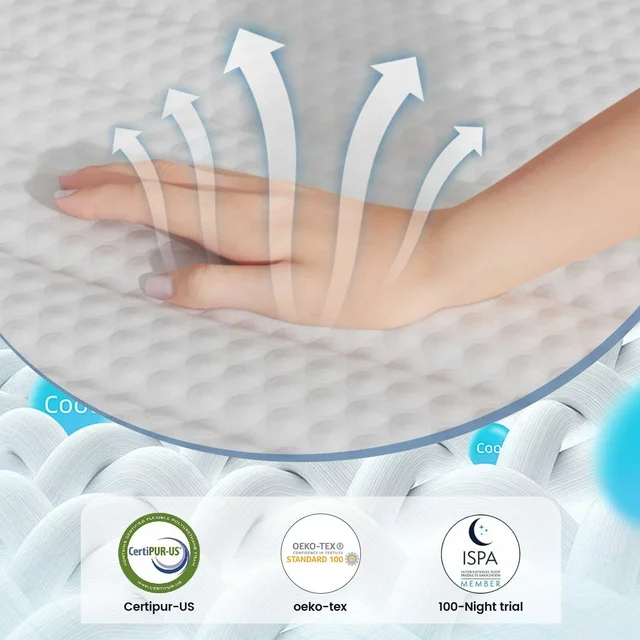 Crayan Twin Mattress for Kid’s , 10 Inch Memory Foam Twin Size Mattresses, Innerspring Hybrid Mattress in a Box with Motion Isolation & Strong Edge Support & Pressure Relief, CertiPUR-US