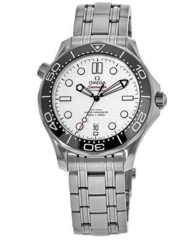 New Omega Seamaster Diver 300 M White Dial Men’s Watch 210.30.42.20.04.001