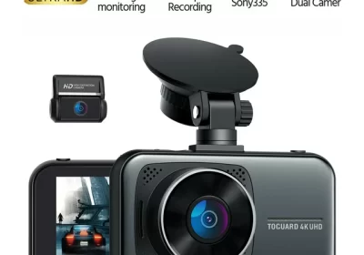 Toguard-4K-Dash-Cam-Front-and-Rear-Dual-Dash-Camera-3-inch-LCD-WDR-Car-Camera-with-Parking-Monitor-Loop-Recording-G-Sensor-Function-Motion-Detection-Built-in-Battery-cipads-freeads