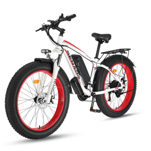 Electric Bike for Adults,26″ x 4″ Fat Tire Ebikes, 1000W 48V 17.5Ah 30MPH Adult Electric Bike Long Range 33-65 Miles, Beach Snow Electric Bicycle Walmart