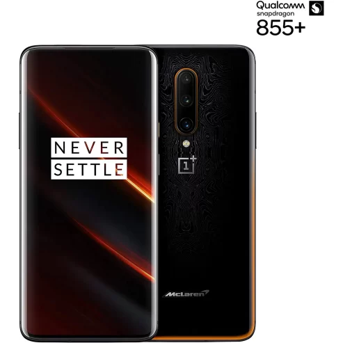 OnePlus 7T Pro Mclaren Edition HD1913 Dual Sim 256GB 12GB RAM Factory Unlocked UK/EU International Version (Black/Orange)