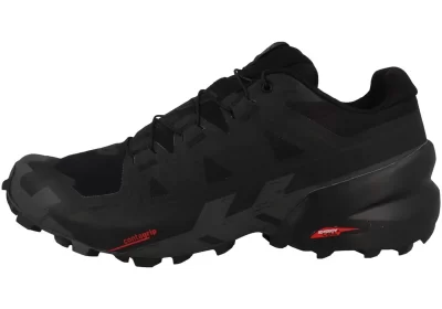 Salomon-Speedcross-6-Hiking-Shoes-Womens-Sz-8.5-Black-Black-Phantom-cipads-freeads