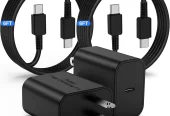 2 Pack 45W Samsung USB-C Super Fast Charger 6FT Type C Charger Cable Cord Fast Charging Android Phone Wall Charger Block for Samsung Galaxy S23 Ultra/S23/S23+/S22/S22 Ultra/S22+/S21/Note10/20，Tab S9 at walmart.com