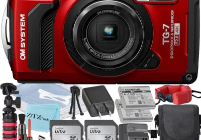 Olympus-OM-SYSTEM-Tough-TG-7-Digital-Camera-Red-2-Pack-SanDisk-64GB-Memory-Card-Extra-Battery-ZeeTech-Accessory-Bundle-Professional-Kit-cipads-freeads