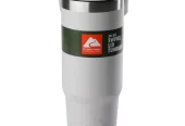 Ozark Trail 30 oz Insulated Stainless Steel Tumbler with Swivel Handle – Tan At Walmart.com