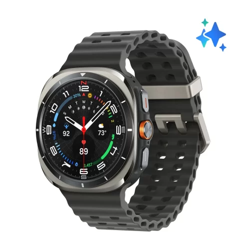 Samsung Galaxy Watch Ultra 47mm Smart Watch, Titanium, LTE, Titanium Silver