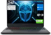 Thunderobot R16 Gaming Laptop, 16″ QHD 240Hz, Intel Core i7-14650HX, NVIDIA GeForce 4060, 32GB DDR5 RAM, 1TB SSD, HDMI, RGB Backlit KB, Wi-Fi 6, Windows 11 Home