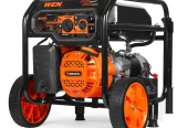 WEN 5600-Watt Portable Generator, Electric Start, 224cc, Transfer-Switch and RV-Ready with CO Shutdown Sensor