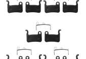 10x ZOOM Brake Pads Hydraulic Disc Brake Metal Suitable for HB875, HB870, HB100 Mountain Bike Accessories