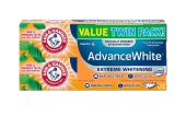 ARM & HAMMER Advance White Anticavity Whitening Toothpaste with Fluoride, Clean Mint, 6 oz, 2 Pack