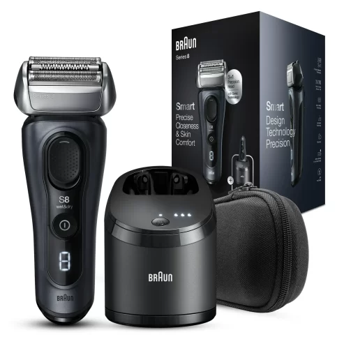 Braun Series 8 8453cc Electric Shaver for Men, 3+1 Head with Precision Trimmer 199.99