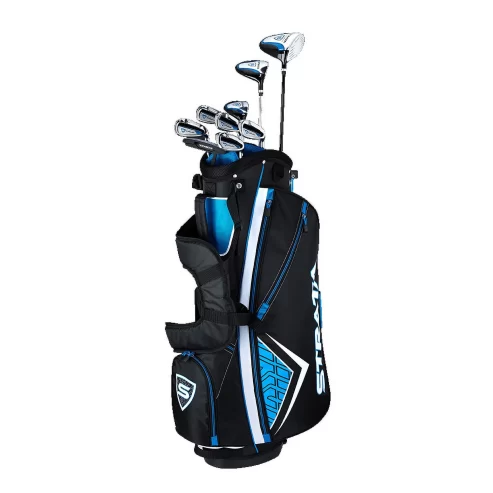 Callaway Men’s Strata ’19 Complete 12-Piece Steel Golf Club Set with Bag, Right Handed